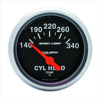 Auto Meter Sport-Comp Electric Cylinder Head Temperature Gauge - 3336